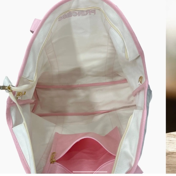 Passenger Princess Pink and White Tote Bag - Picture 2 of 3